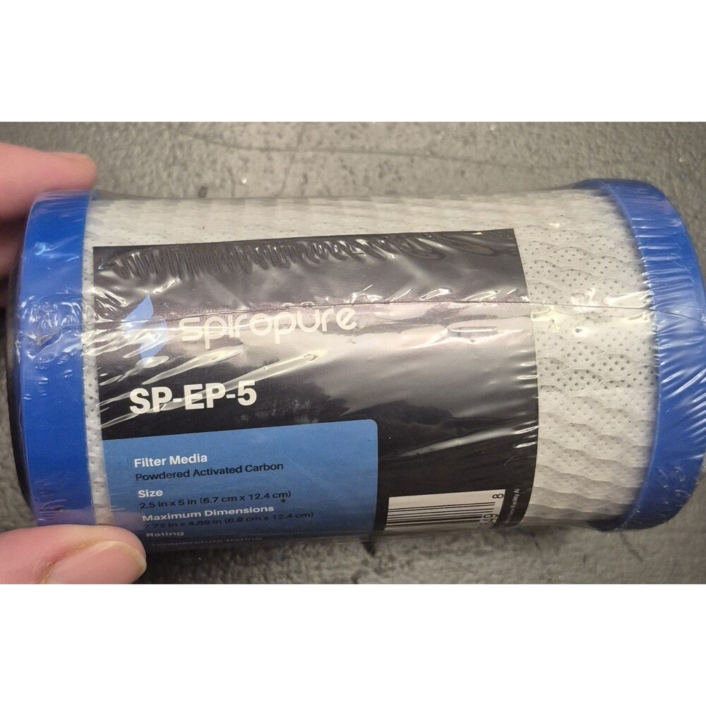 New SpiroPure SP-EP-5 Powdered Activated Carbon Water Filter Cartridge Brand New